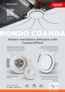 MESSE TILBUD Ergovent Rondo Coanda Ø125 - Rund Tilluftsventil for innfelt montasje. thumbnail